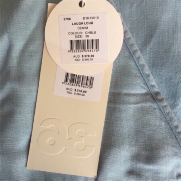 Sass & Bide chambray cold shoulder romper - Picture 7 of 7